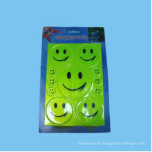 Reflective Smiley Stickers on Badge Made of PVC